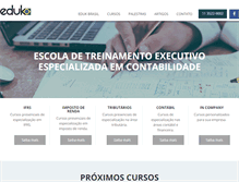 Tablet Screenshot of edukbrasil.com.br